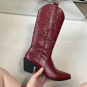 Cherry Red Cowboy Boots