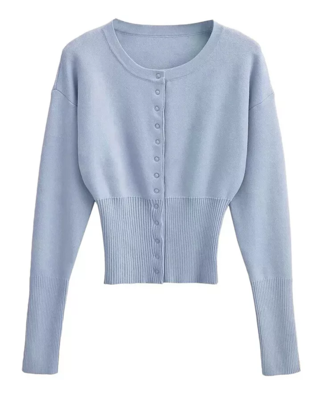 Chic Ribbed Knit Top