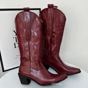 Cherry Red Cowboy Boots