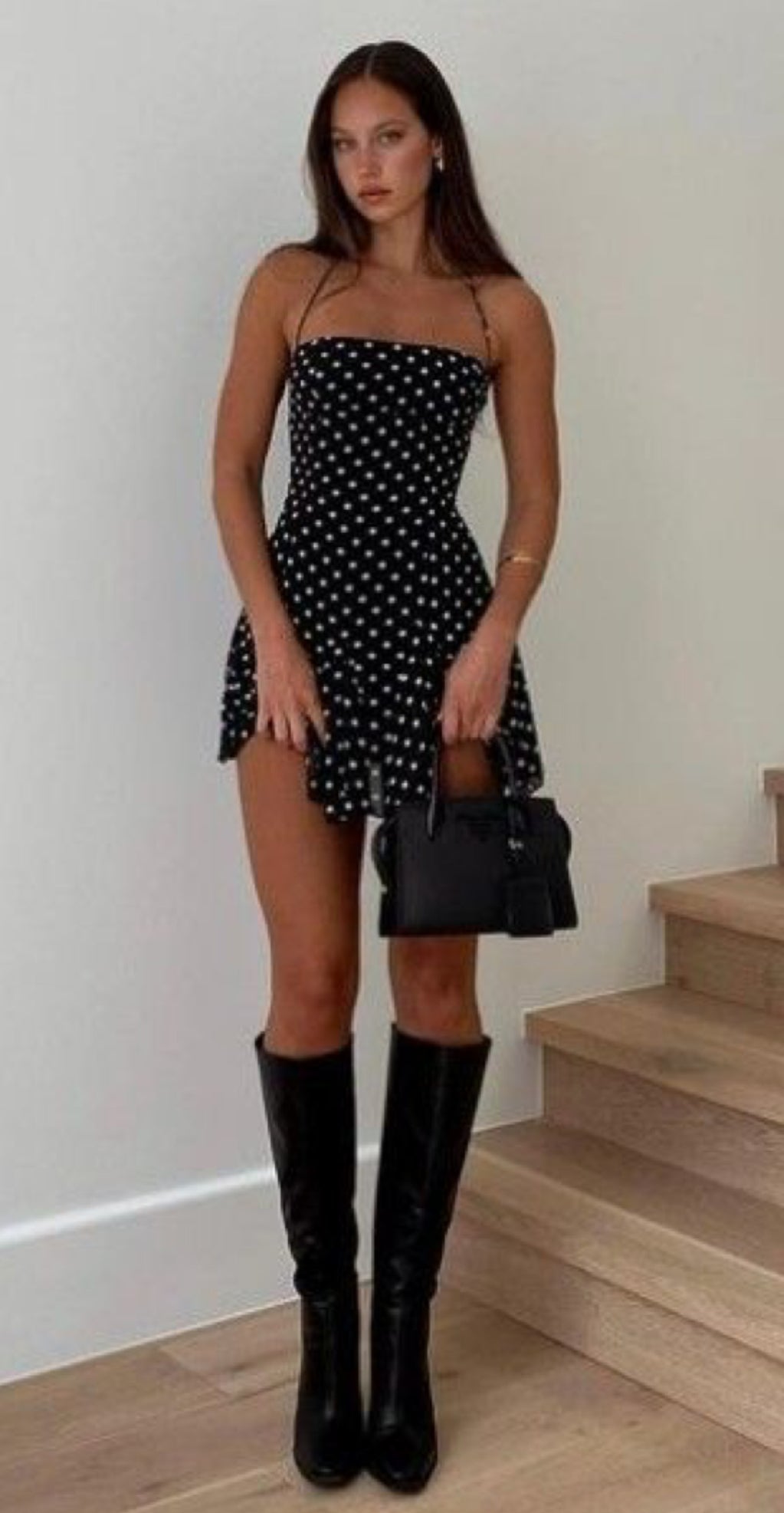 Polka Halter dress