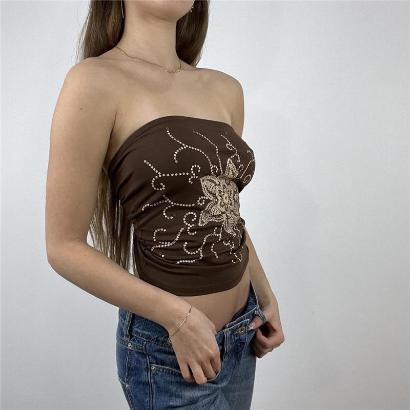 Brown Tube Top