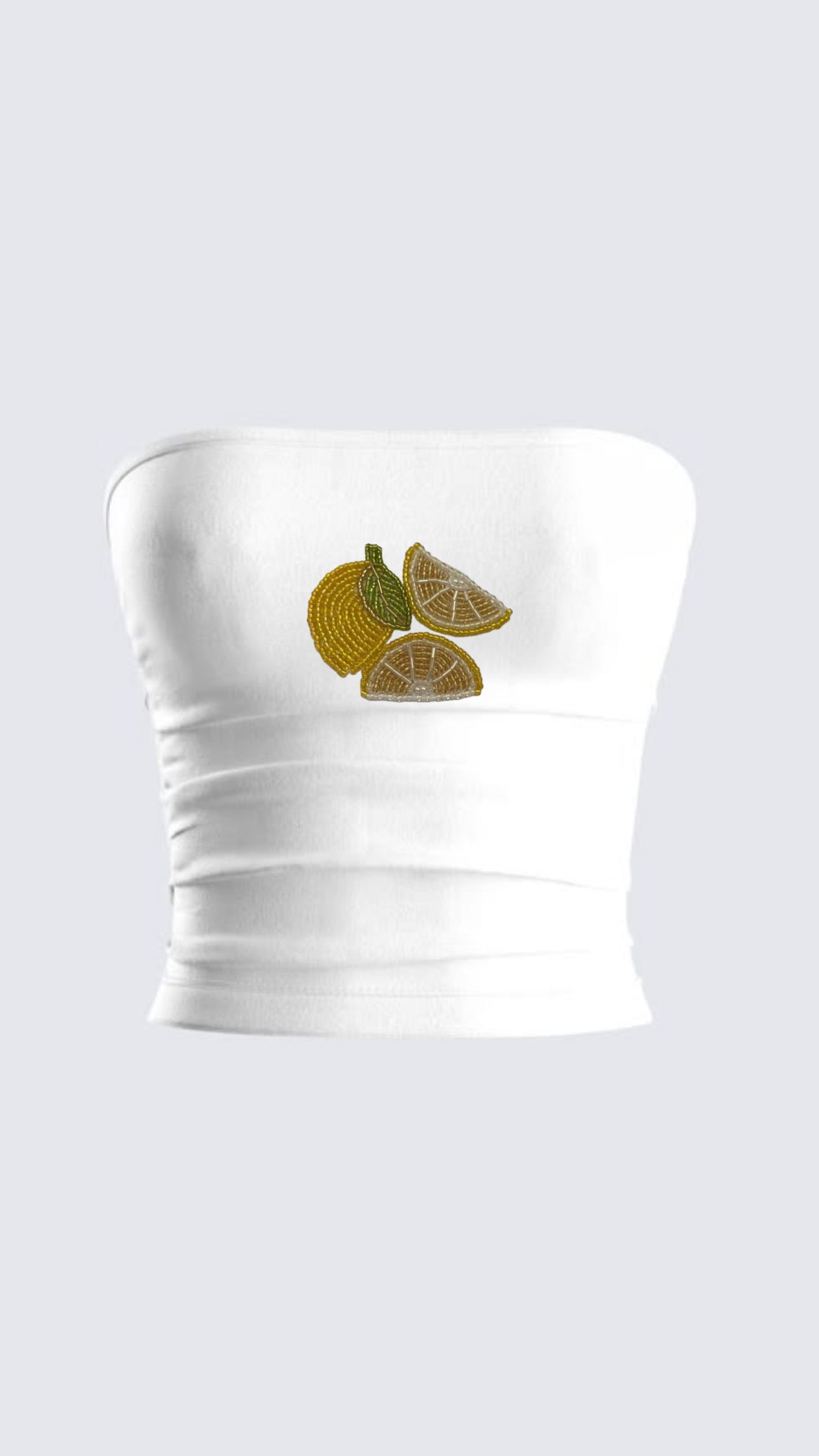 Lemon tube top