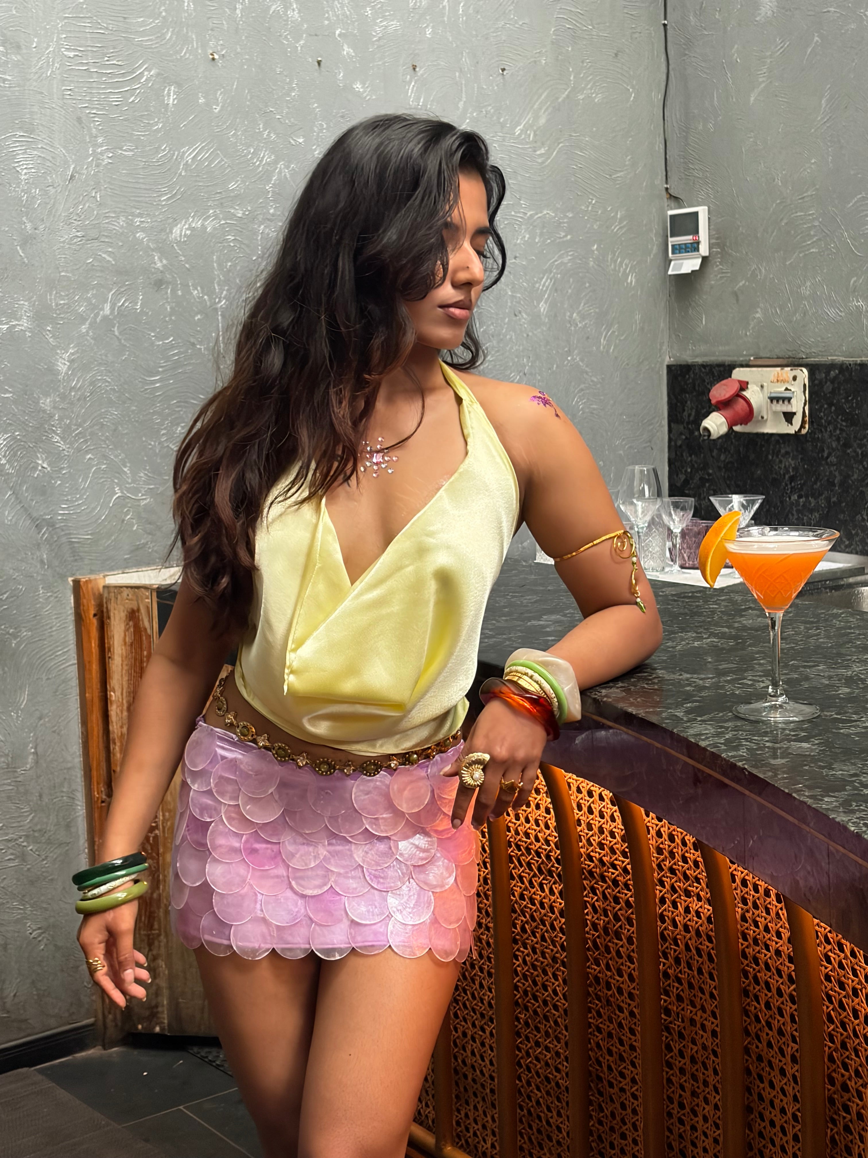 Lavender Sea Shell Skirt
