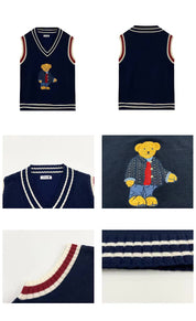 Navy Teddy Pullover