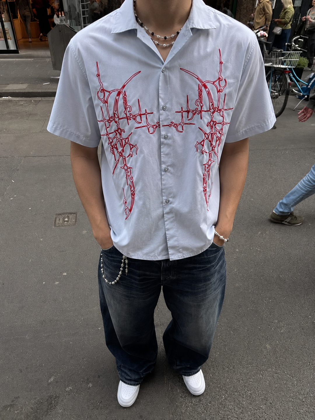 Haze Grunge Linen Shirt