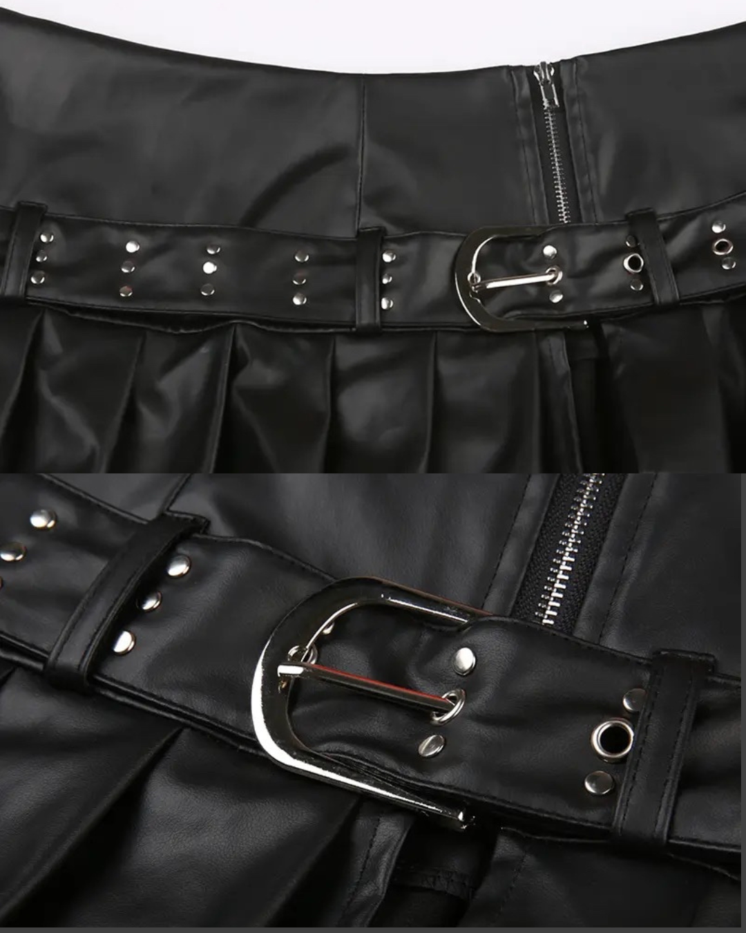 Hailey Black Belt Skirt