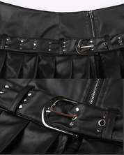 Hailey Black Belt Skirt