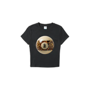 Leopard 9 Ball Baby Tee