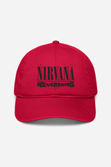 Baseball Cap NIRVANA Embroidered RED