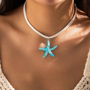 Resin Starfish Necklace