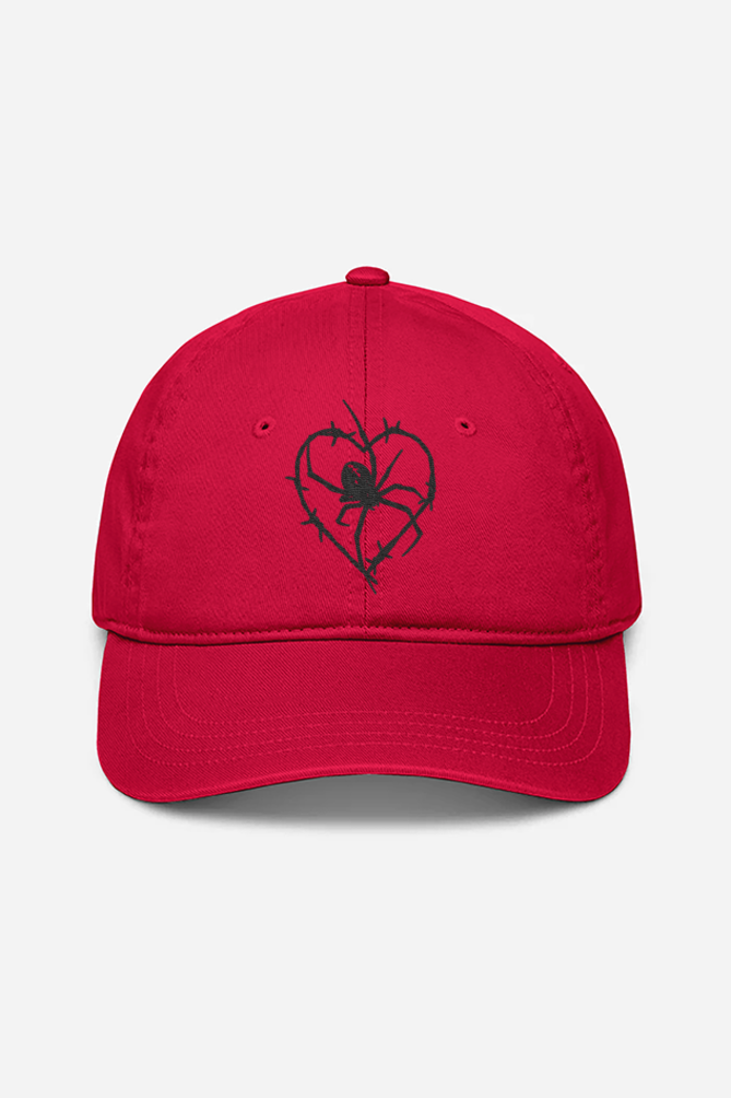 Baseball Cap Spidey logo Embroidered RED