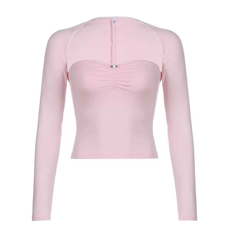 Pink Bolero Top