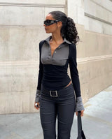 Jenna Office Long Sleeve Top