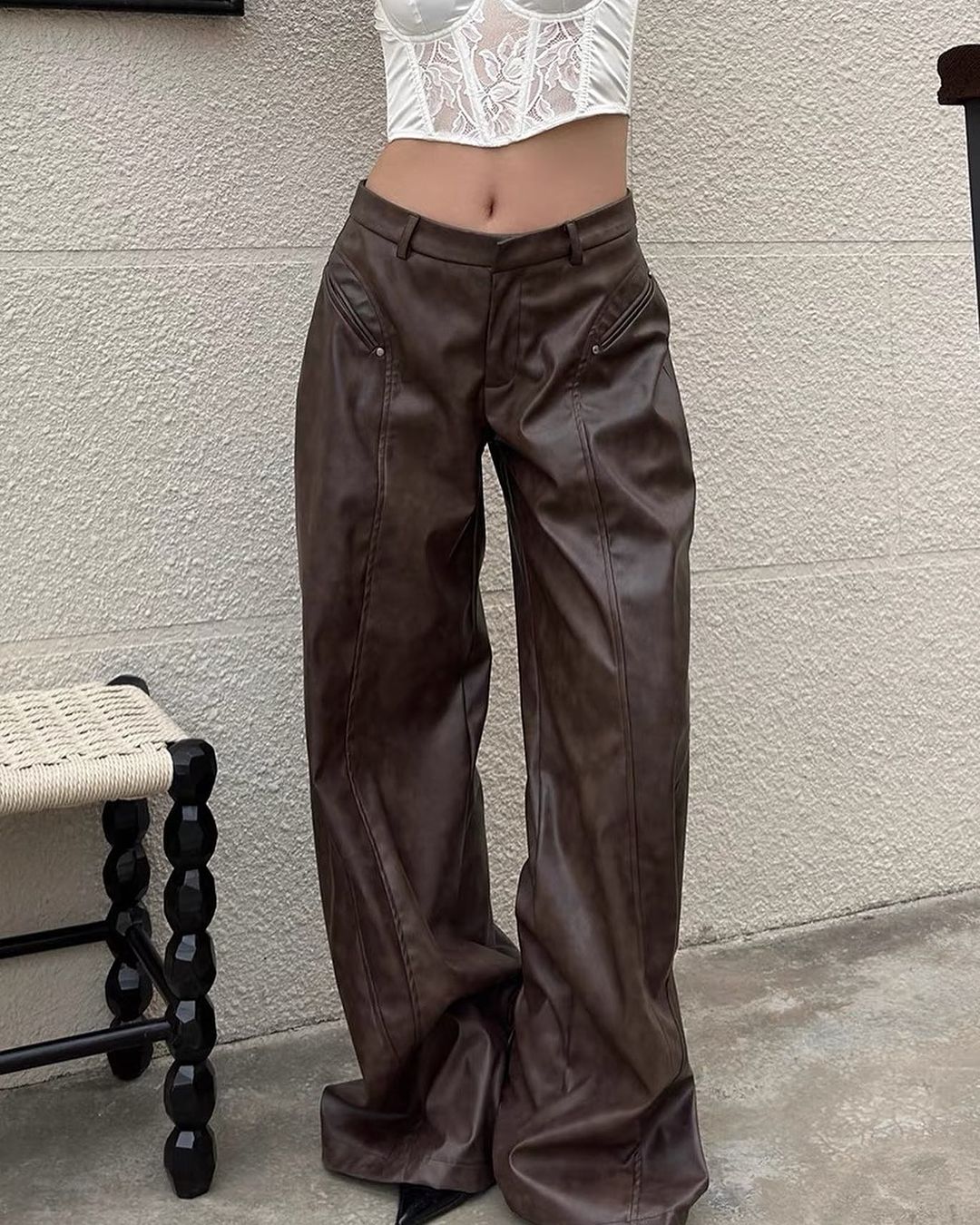 Aza Leather Pant