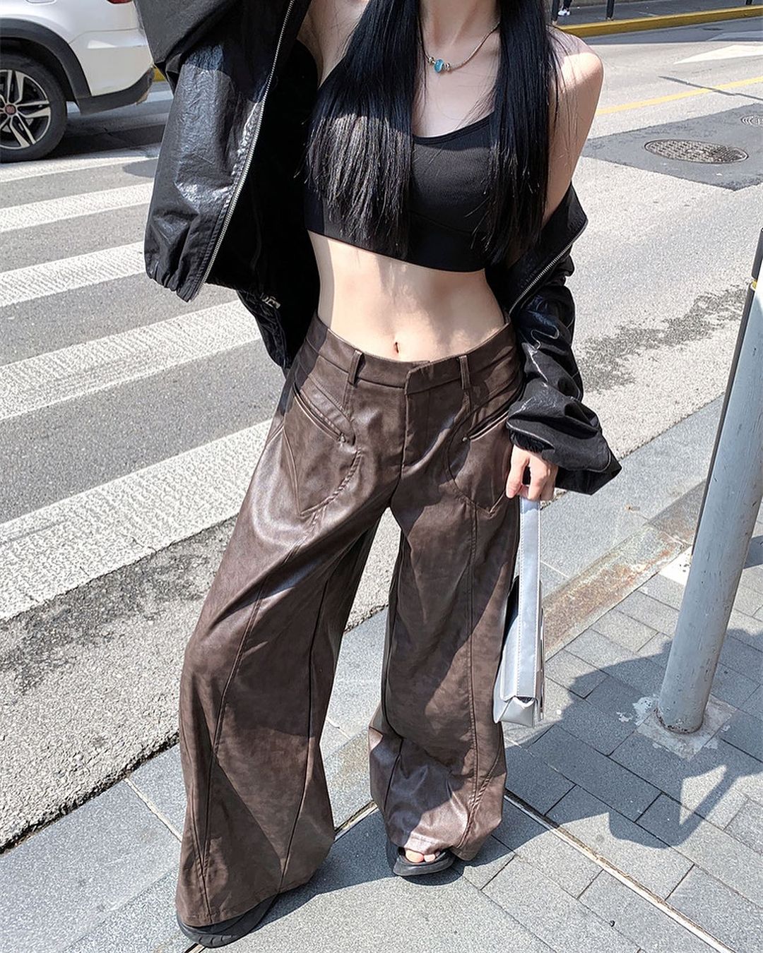 Aza Leather Pant