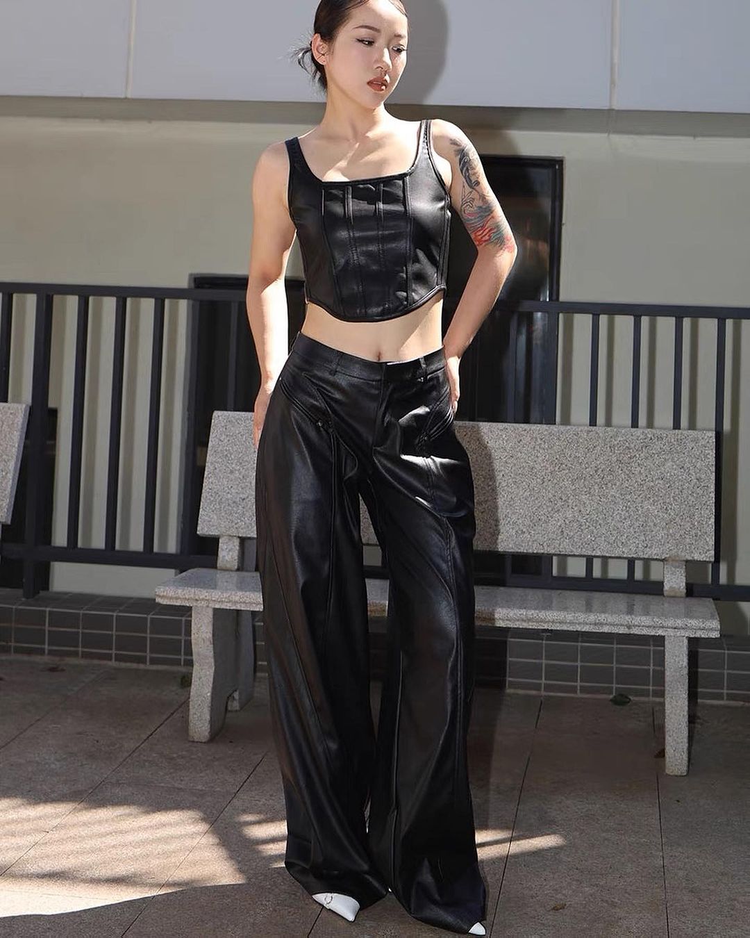 Aza Leather Pant