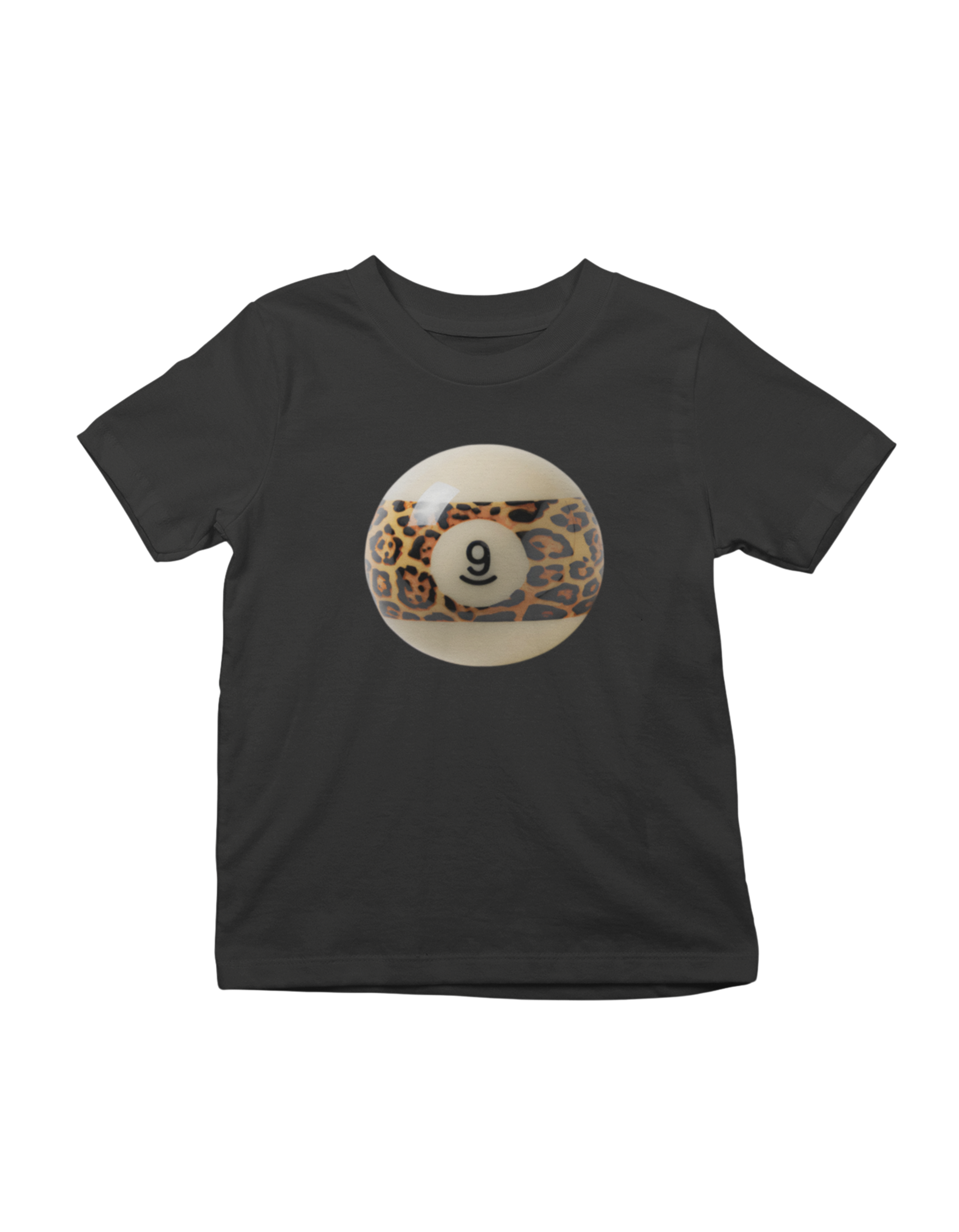 Leopard 9 Ball Baby Tee