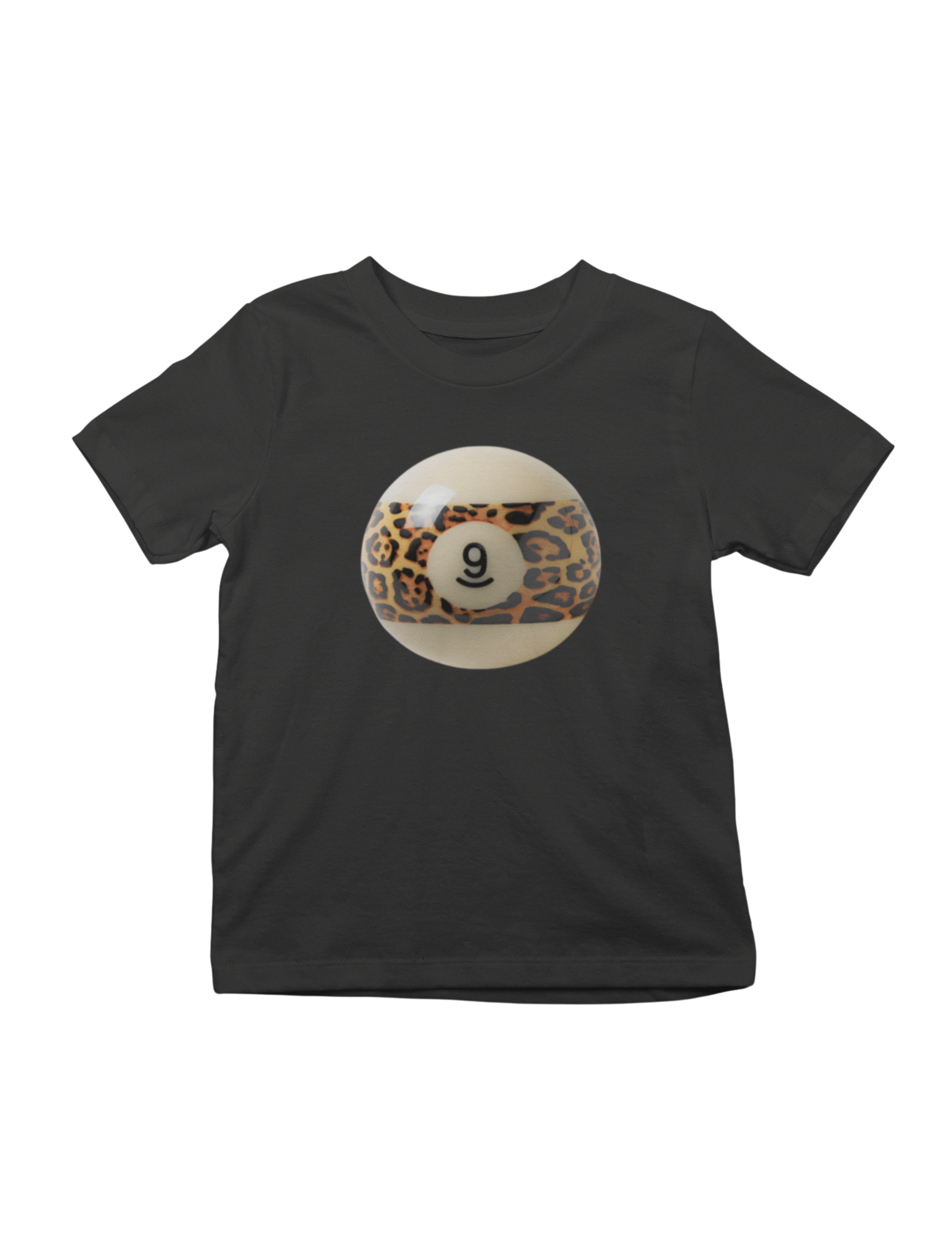 Leopard 9 Ball Baby Tee
