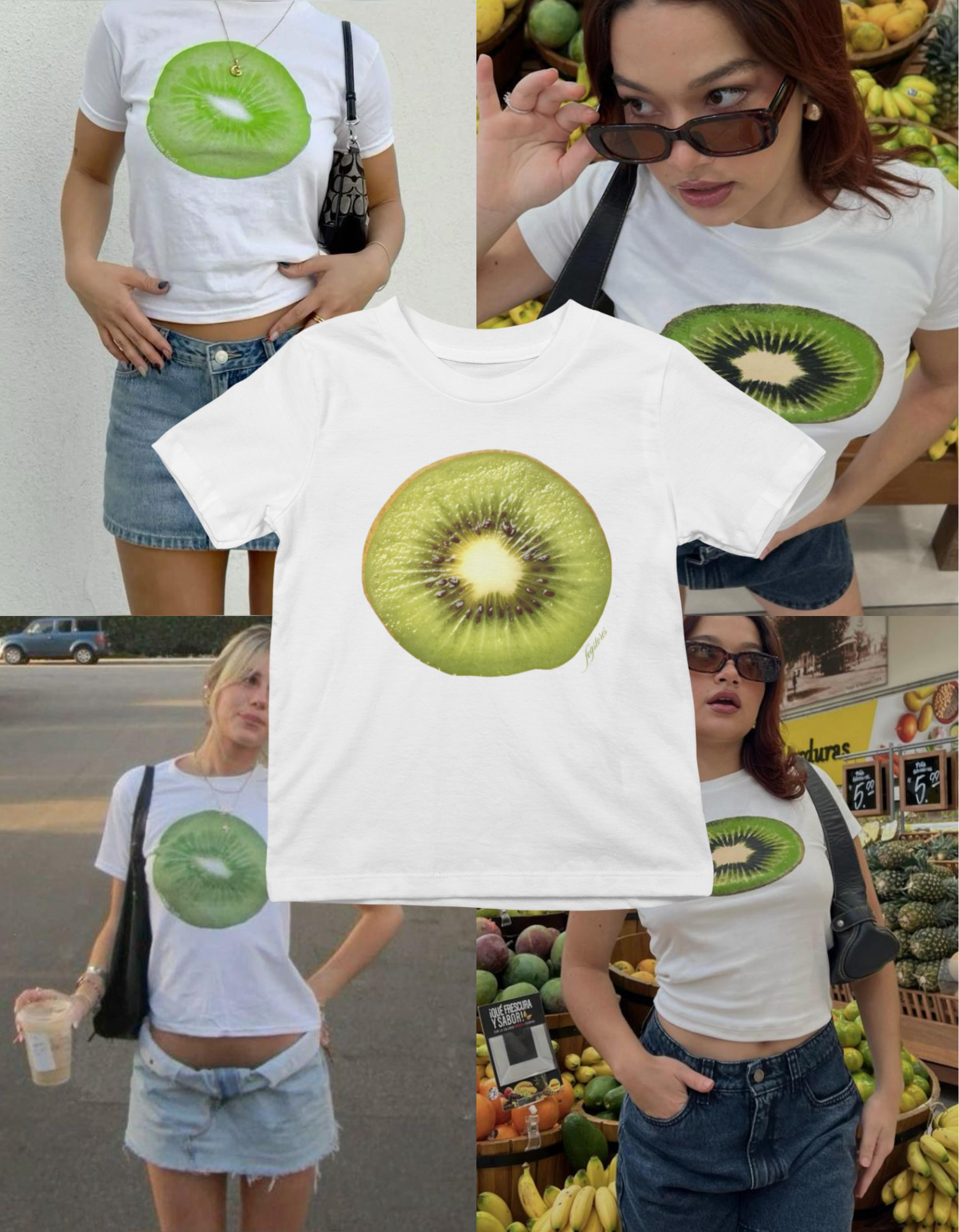 Summer Kiwi Baby Tee