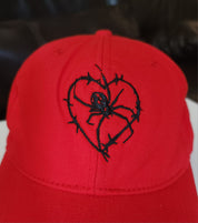 Baseball Cap Spidey logo Embroidered RED