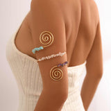 Crystal Swirl Arm Bracelet