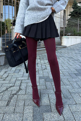 Burgundy Tights