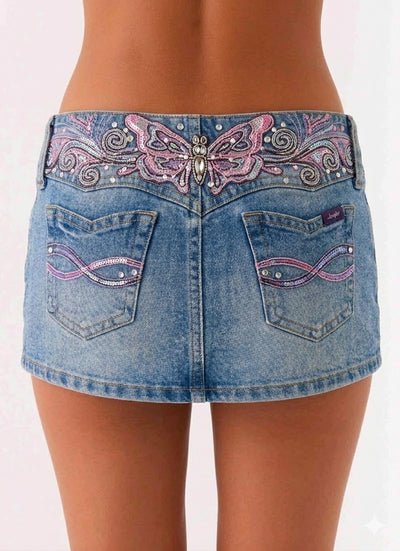 Butterfly denim