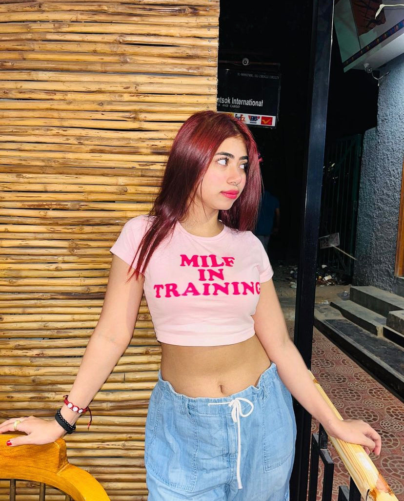 MILF In Training Cropped Tee