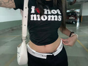 I Love Hot Moms Baby Tee