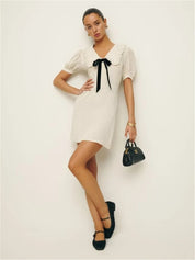 Polka Dot Ribbon Dress
