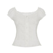 Lace French Janet Top