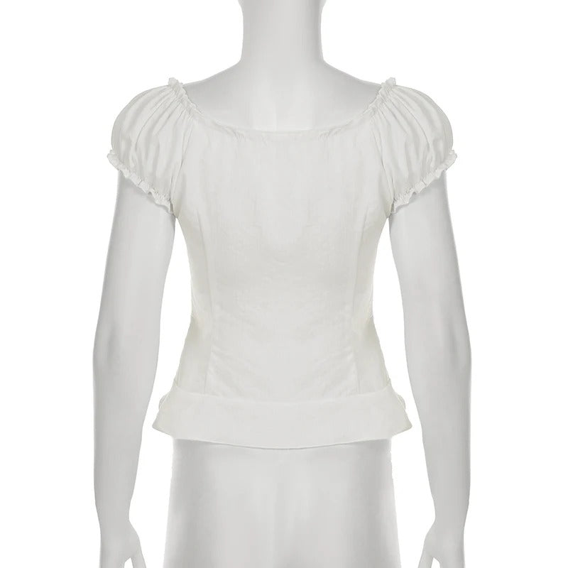 Lace French Janet Top