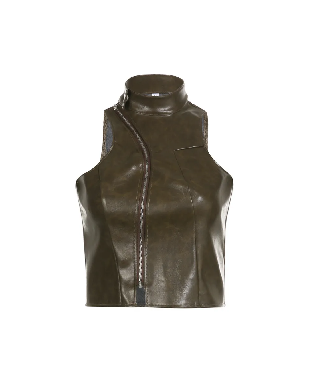 Suki Zip-Up Leather Jacket