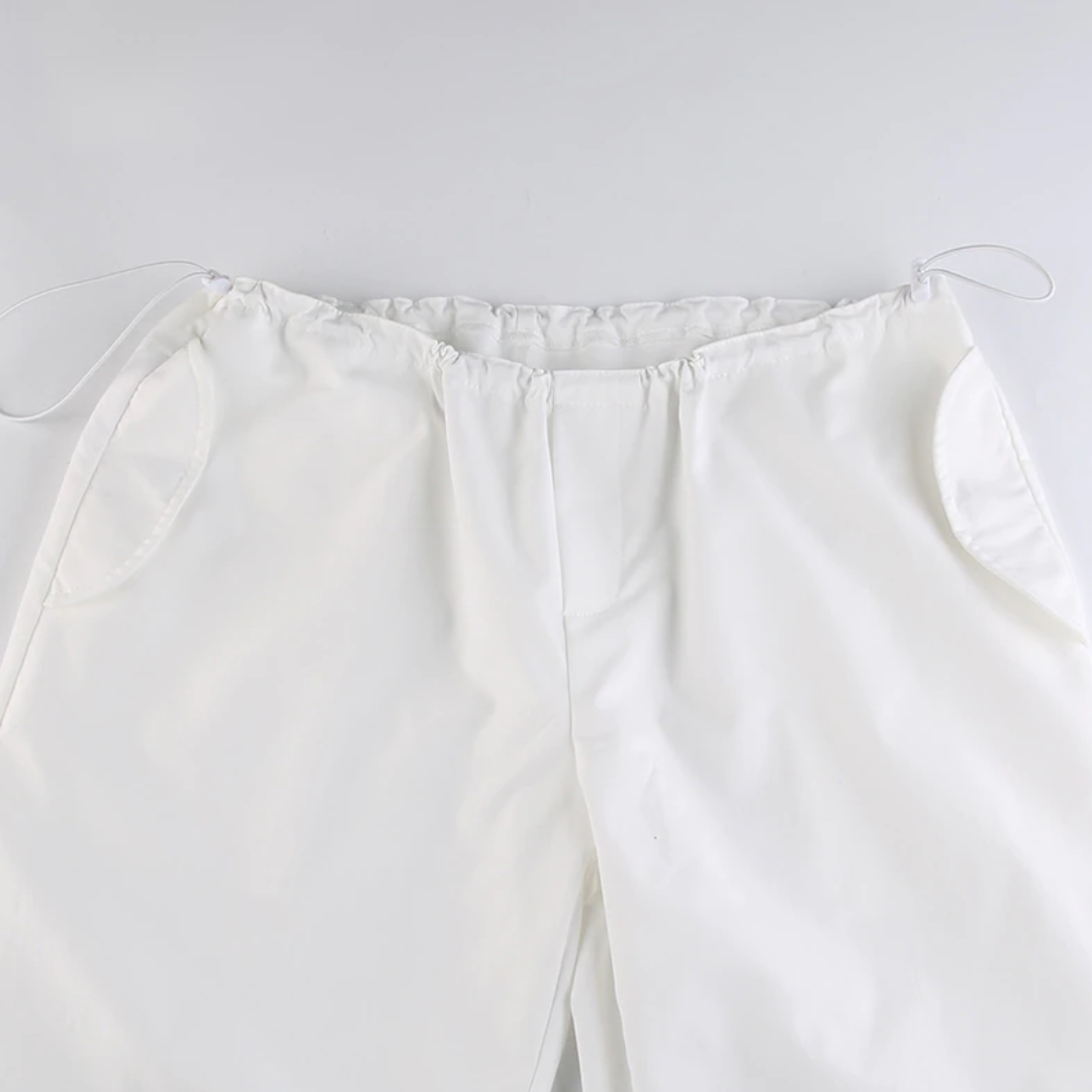 White Parachute Pants – resaclothing