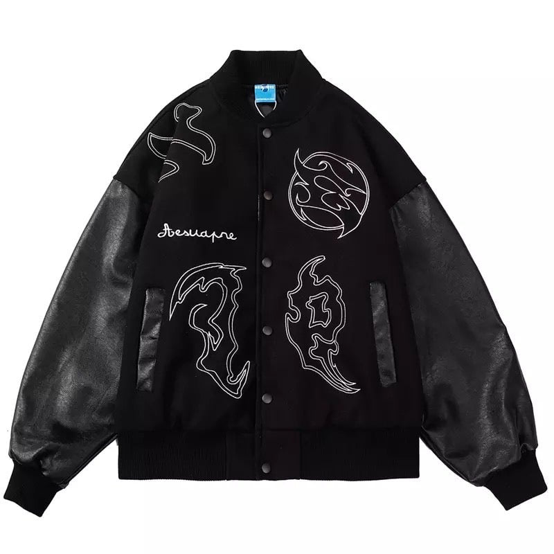 Black Varsity Jacket