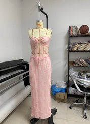 Pink Lace 2 pcs set