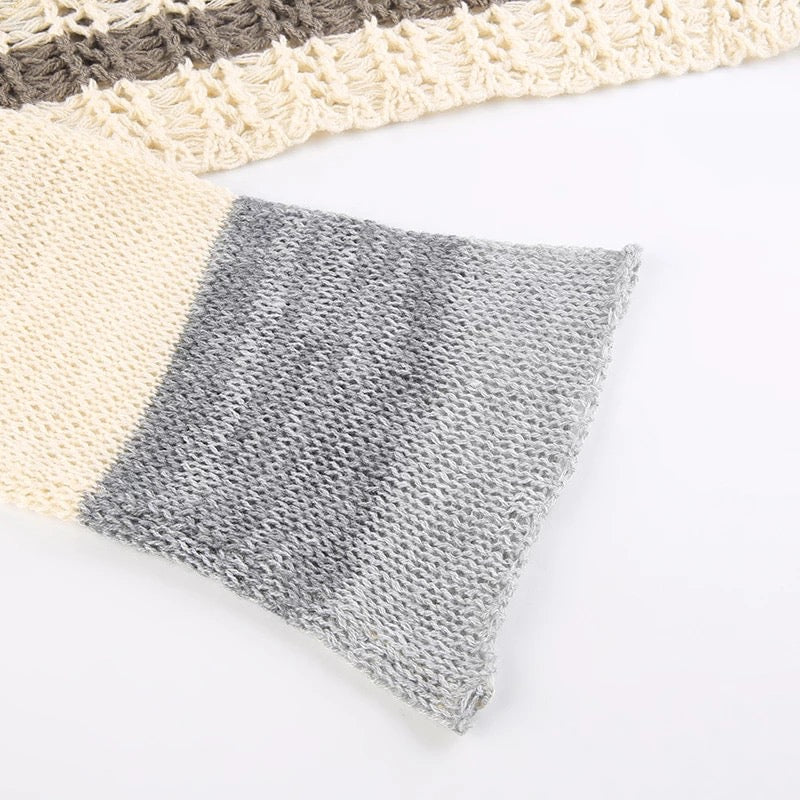 Kenny Cropped Crochet Top