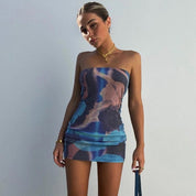Blue Tube Dress
