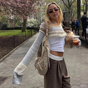 Kenny Cropped Crochet Top