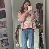Pastel Pink Skull Sweater