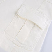 jess white mini skirt